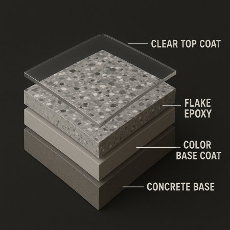 Epoxy Flake Floor