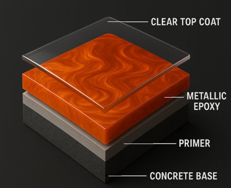 Metallic Epoxy Floor